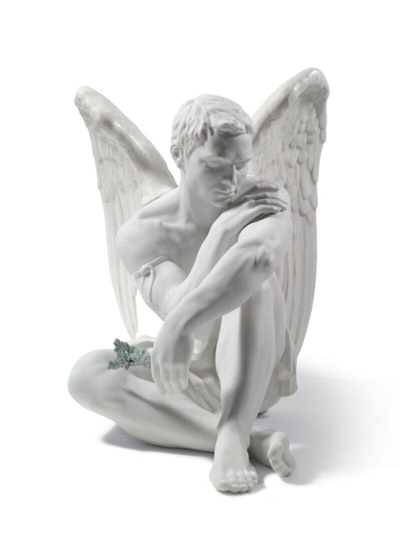 01008539 Lladrò Figurina Angelo custode - immagine 1