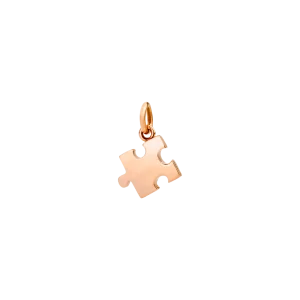 Dodo Ciondolo Puzzle Oro Rosa 9kt
