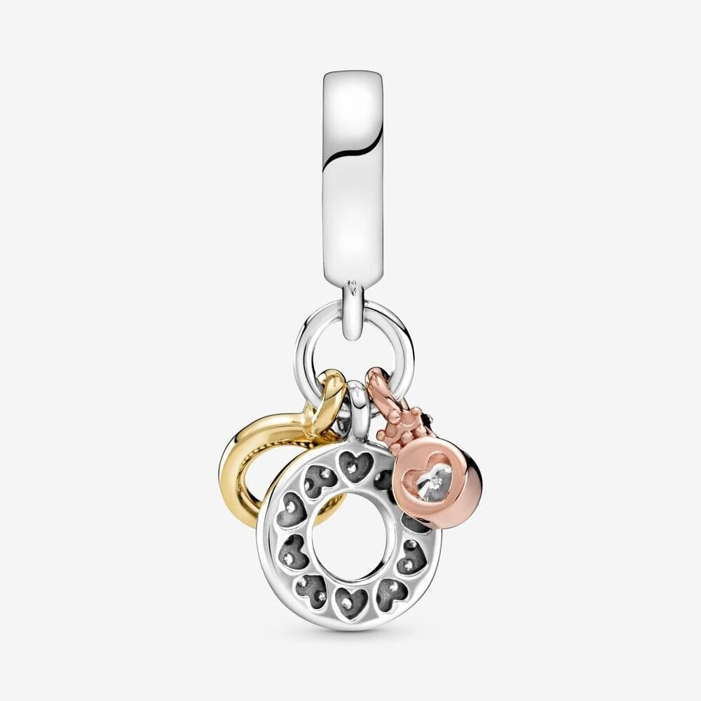 799044C01_V2_RGB Pandora Charm pendente con logo e triplo monogramma - immagine 1