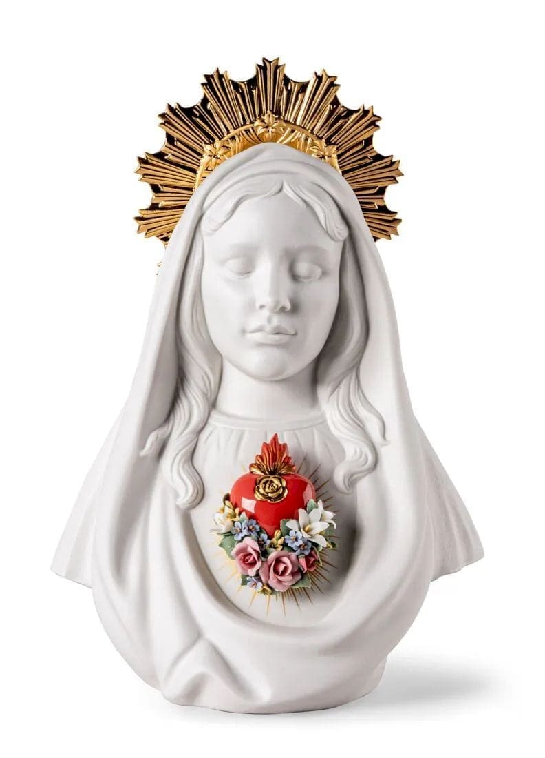 01009762_risultato Lladró Scultura Cuore Immacolato di Maria - immagine 1
